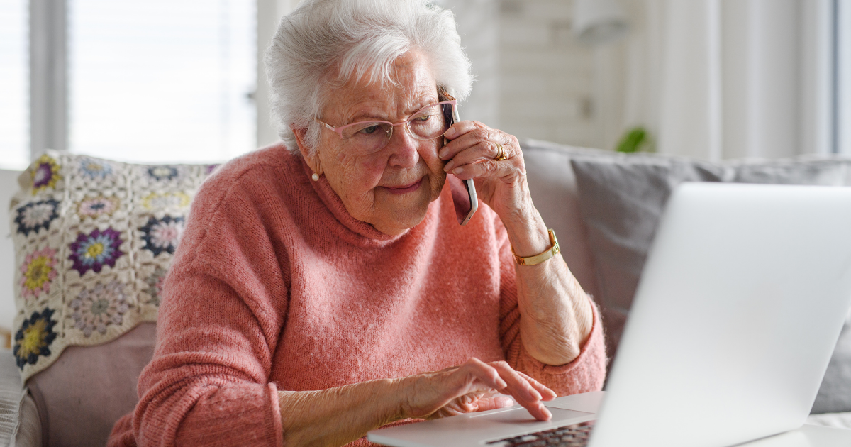 Illustration showing medical telemarketing scammers targeting consumers with Medicare-related offers